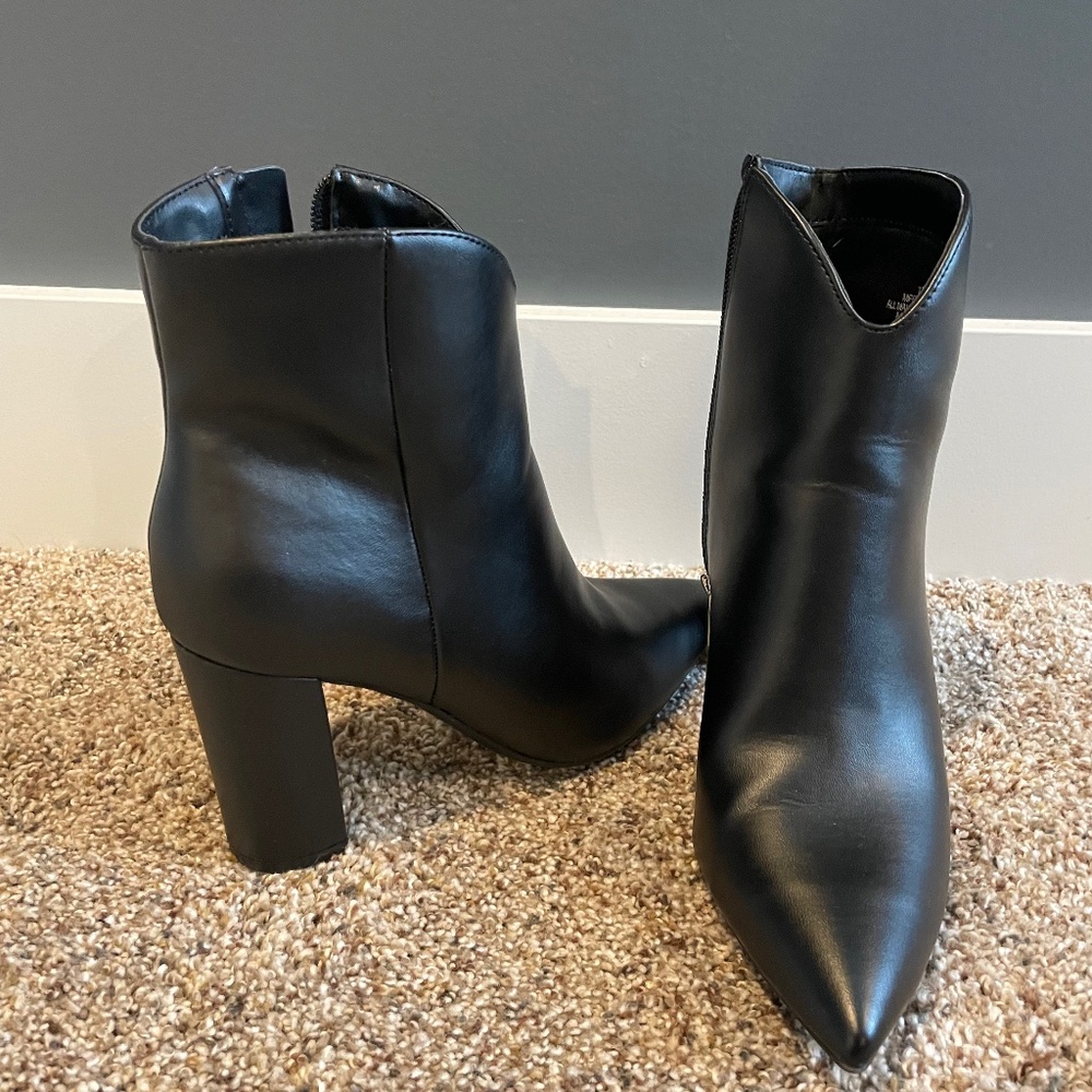 Marc Fisher black booties